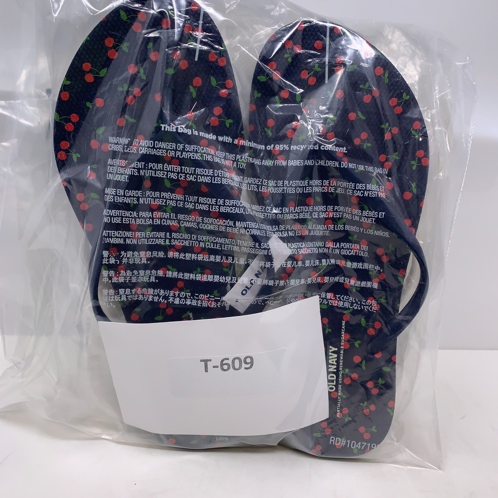 Lot of 2 Old Navy Womens Shoe Size 7 Multicolor Classic Flip Flop Sandals NWT - Picture 11 of 11